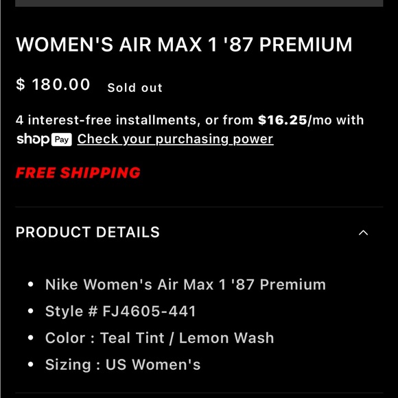 Nike Air Max 1 "Great Indoors Corduroy" Sneakers women’s sz: 9 - Picture 13 of 13